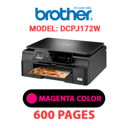 BROTHER DCPJ172W PRINTER - MAGENTA INK