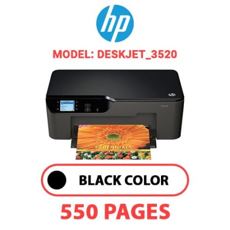 HP Deskjet_3520 - BLACK INK