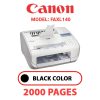 CANON FAXL140 -  BLACK TONER