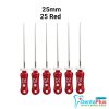 K Files - 6pcs/pkt - 25-mm - 25-red