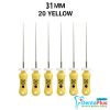 H Files Endostar- 31mm #6pcs/pkt - 31-mm - 20-yellow