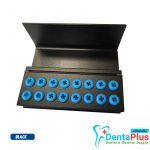 Bur Holder 16 Holes Assorted Color Block Sterilizer Stand with Silicone