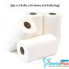 Kitchen Roll Paper Ultra Clean Swan-3001 #2ply x 6 Rolls x 60 sheets (24 Rolls/bag)