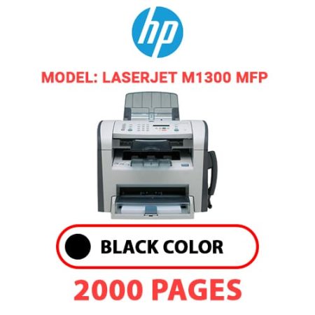 HP LaserJet M1300 MFP -  BLACK TONER