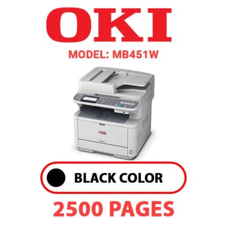 OKI MB451W - BLACK TONER