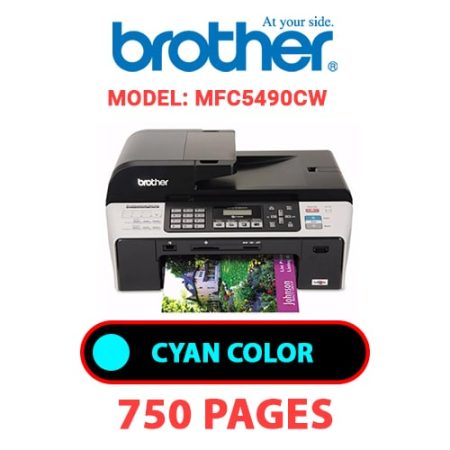 BROTHER MFC5490CW - CYAN INK