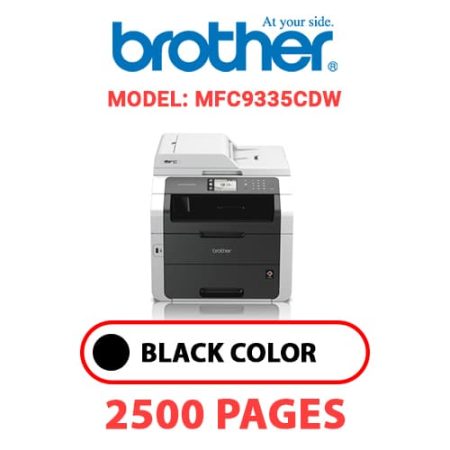 BROTHER MFC9335CDW - BLACK TONER (2500PAGES)