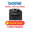 BROTHER MFCJ5730DW PRINTER - YELLOW INK