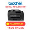 BROTHER MFCJ6530DW PRINTER - YELLOW INK