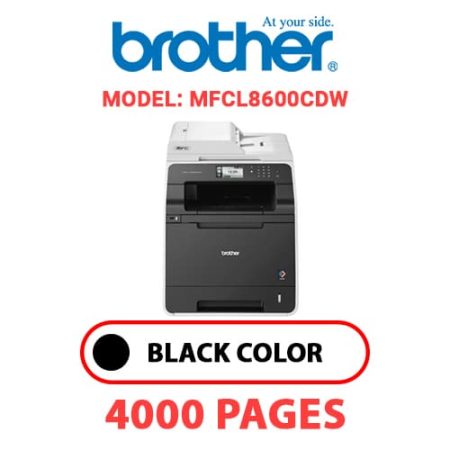 BROTHER MFCL8600CDW- BLACK TONER
