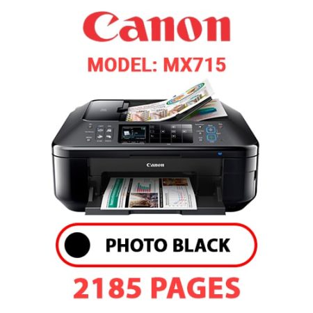 CANON MX715 PRINTER - PHOTO BLACK INK