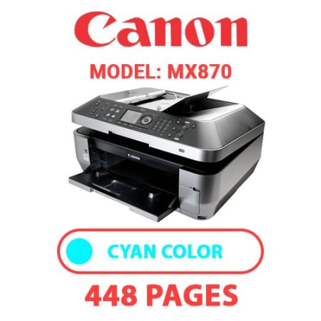 CANON MX870 PRINTER - CYAN INK