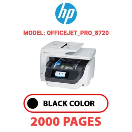 HP OfficeJet_Pro_8720 - BLACK INK