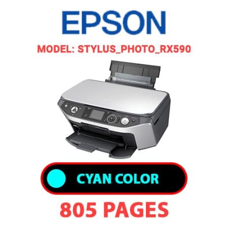 EPSON STYLUS_PHOTO_RX590 - CYAN (BLUE) INK