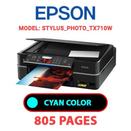 EPSON STYLUS_PHOTO_TX710W- CYAN (BLUE) INK
