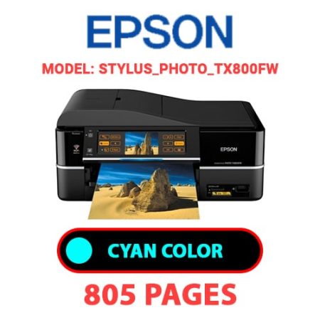 EPSON STYLUS_PHOTO_TX800FW - CYAN (BLUE) INK