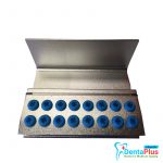 Bur Holder 16 Holes Assorted Color Block Sterilizer Stand with Silicone