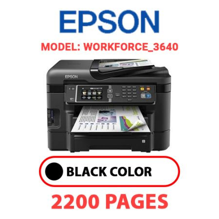 EPSON Workforce_3640 - BLACK INK
