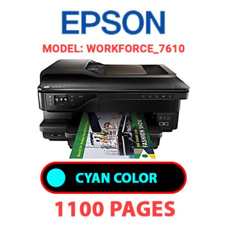 EPSON Workforce_7610 - CYAN INK