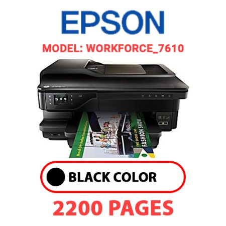 EPSON Workforce_7610 - BLACK INK