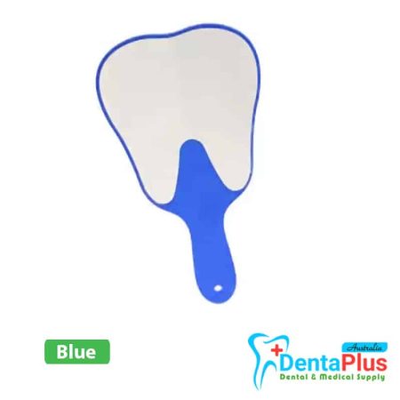 Hand Mirror Tooth Shape #Each - Blue