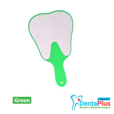 Hand Mirror Tooth Shape #Each - Green