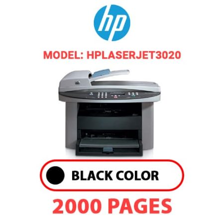 HP hplaserjet3020 -  BLACK TONER