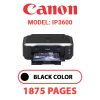 CANON iP3600 PRINTER - BLACK INK
