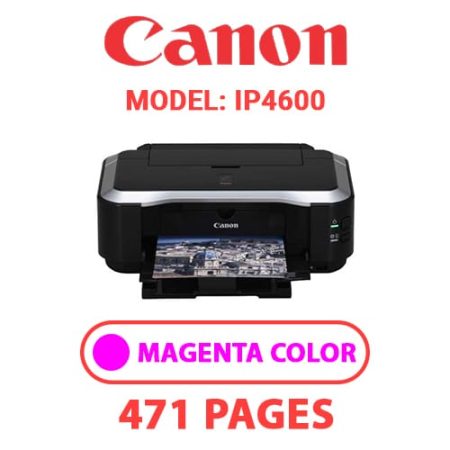 CANON iP4600 PRINTER - MAGENTA INK