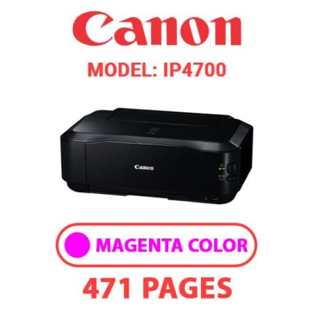 CANON iP4700 PRINTER - MAGENTA INK