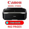 CANON iP4850 PRINTER - CYAN INK