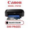CANON iP8760 PRINTER - BLACK INK