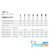 Diamond Burs Flat End Cylinder ISO: 109-835 MDT #10Pcs/Box