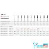 Diamond Burs Round End Taper ISO: 198-856 MDT #10Pcs/Box