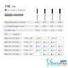 Diamond Burs Flat End Cylinder ISO 110-836 MDT