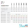 Diamond Burs Flame ISO: 249-862 MDT #10Pcs/Box