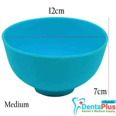 Silicone Flexible Rubber Impression Mixed Alginate Bowl - Medium (7cm x 12cm) #Each