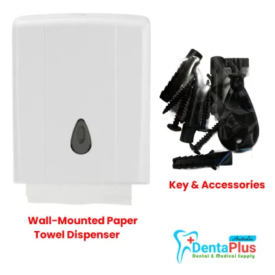 Paper Towel Dispenser Suitable For Kleenex D4440 - White