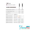 Diamond Burs Round End Cylinder ISO: 142-882 MDT #10Pcs/Box