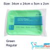 Instruments Flat Plastic Tray  – Regular #Each - green