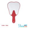 Hand Mirror Tooth Shape #Each - red