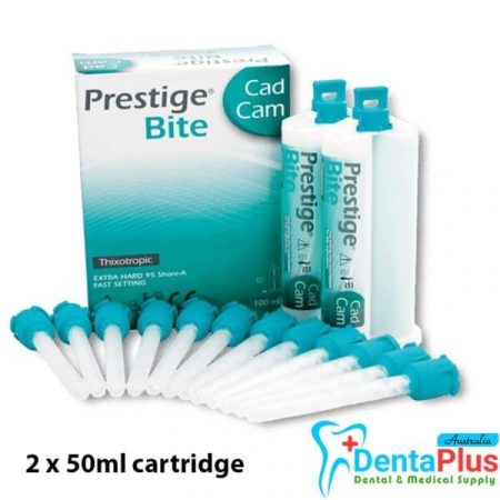 Prestige Bite Registration Fast setting — Light Green Colour (2 x 50ml cartridge)