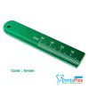 Endo Ruler Aluminium – Autoclavable #Each - green