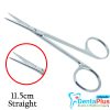 Surgical Iris Scissors (Curved) And (Straight) 11.5cm #Each - straight