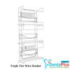 Glove Dispenser (Wire) - triple-tier-wire-basket