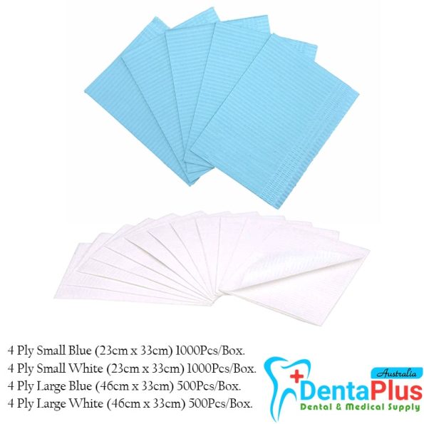 Disposable Dental Bibs 4 ply