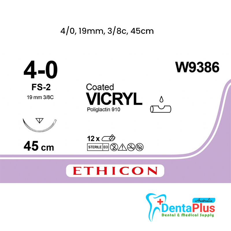 Sutures Absorbable Vicryl (Ethicon) Pack of 12