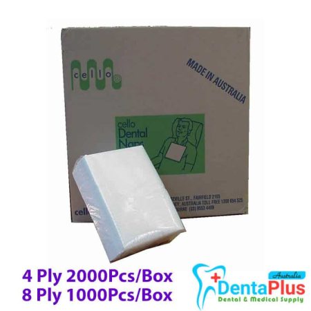 Dental Bib Cellonaps White Lined (20cm x 28cm)