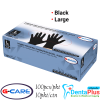G-CARE Nitrile Powder Free & Latex Free Examination Non-Sterile Gloves (Black) #10 box/ctn - large
