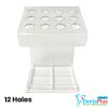 Composite & Etch Syringes Holder with Tips Dispenser & Syringe Acrylic Organizer Holder-12 or 21 or 23 Holes - syringes-holder-with-tips-dispenser-12-holes